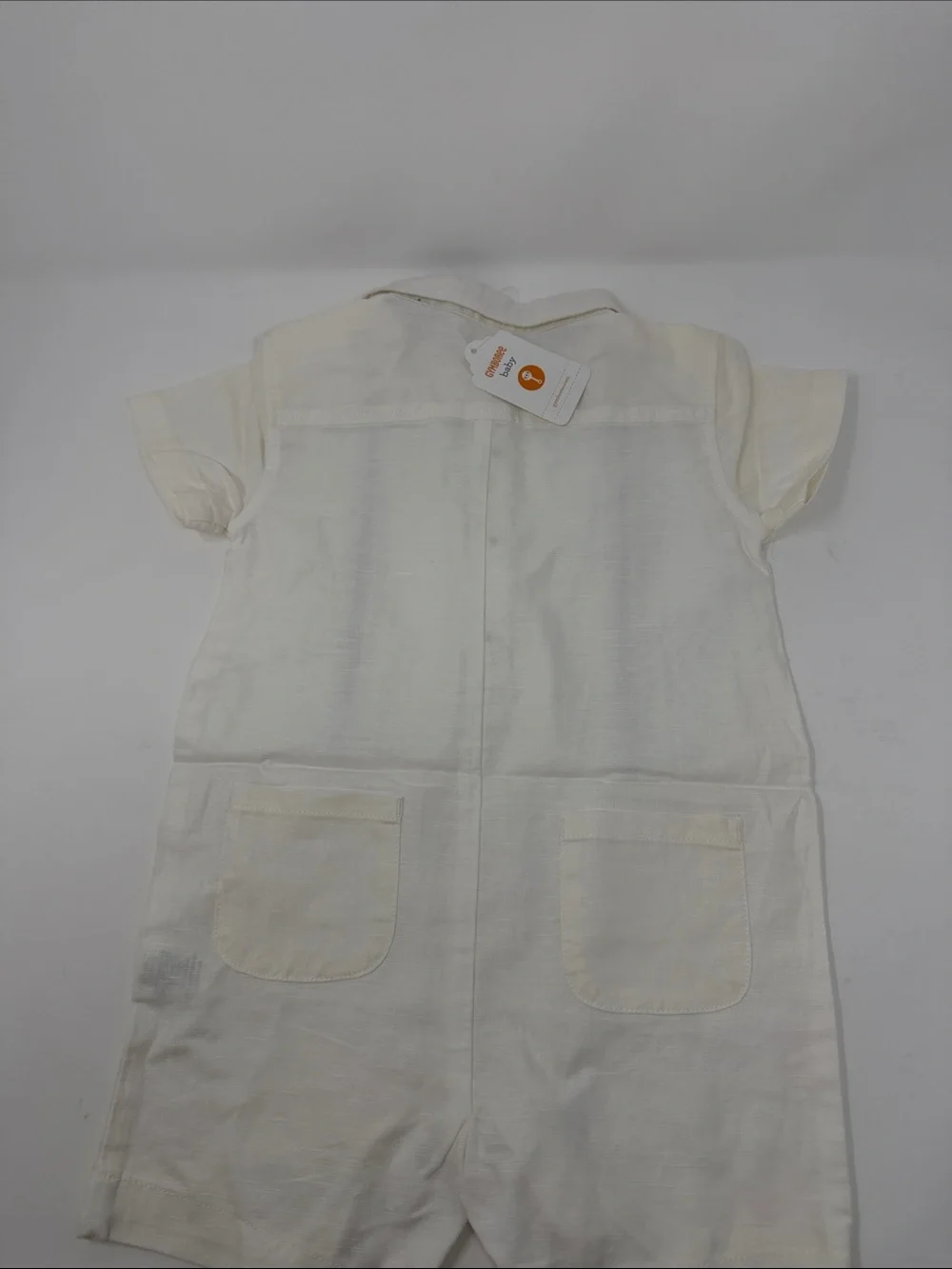 Gymboree Classic Cream Boys' Short Romper
